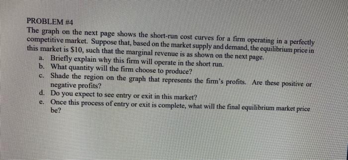 Solved PROBLEM #4 The graph on the next page shows the | Chegg.com