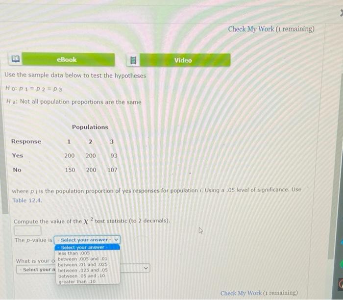 Solved Use the sample data below to test the hypotheses | Chegg.com
