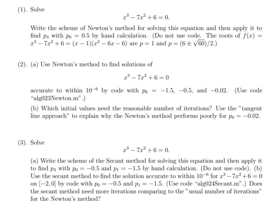 Solved solve question 1, 2b and 3a. Leave the rest of the | Chegg.com