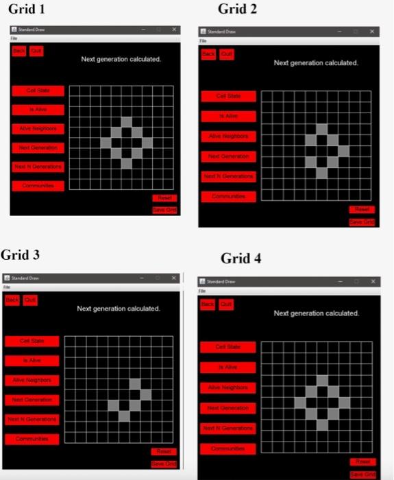 Implementation Overview of files provided GameOfLife | Chegg.com