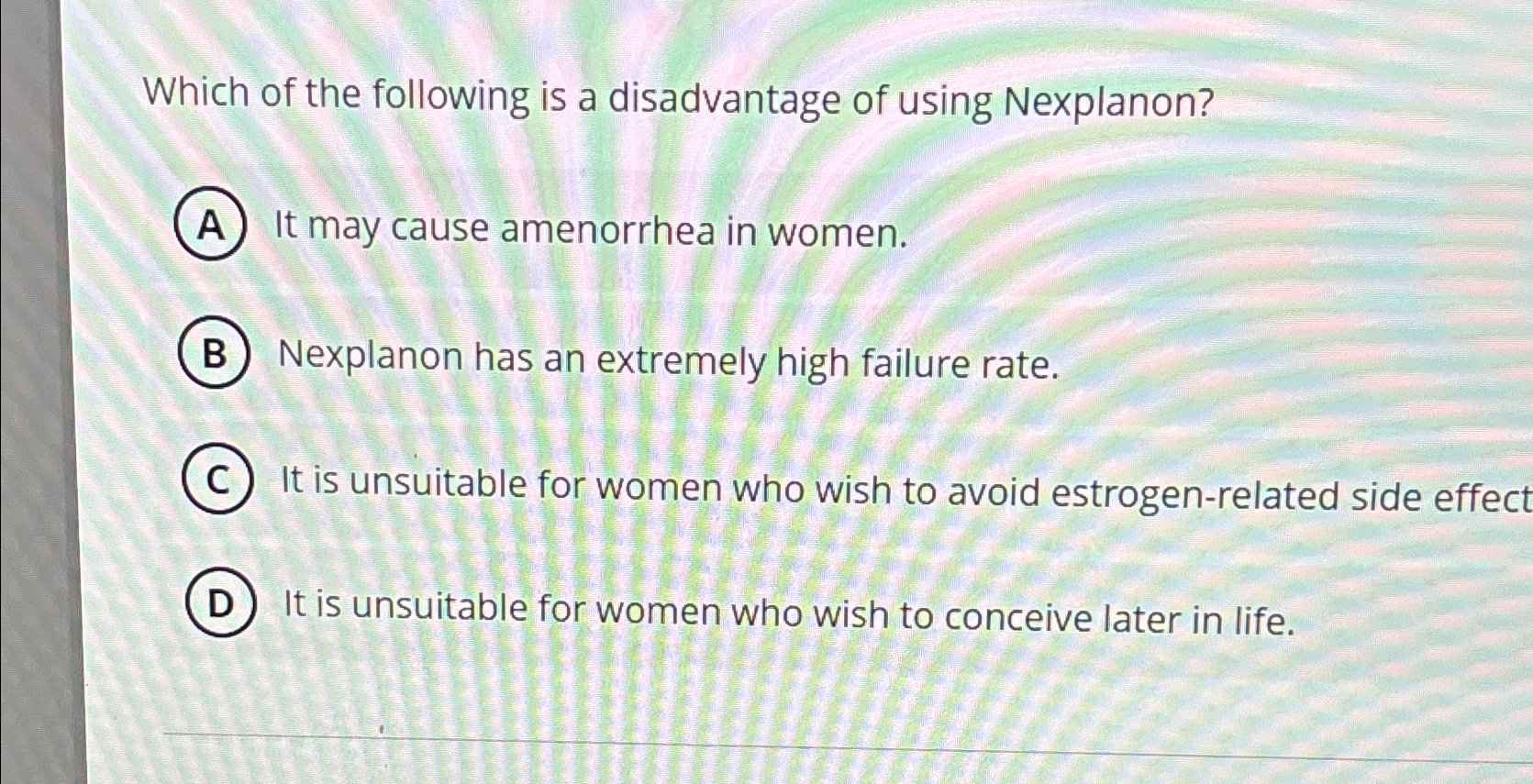 Solved Which of the following is a disadvantage of using