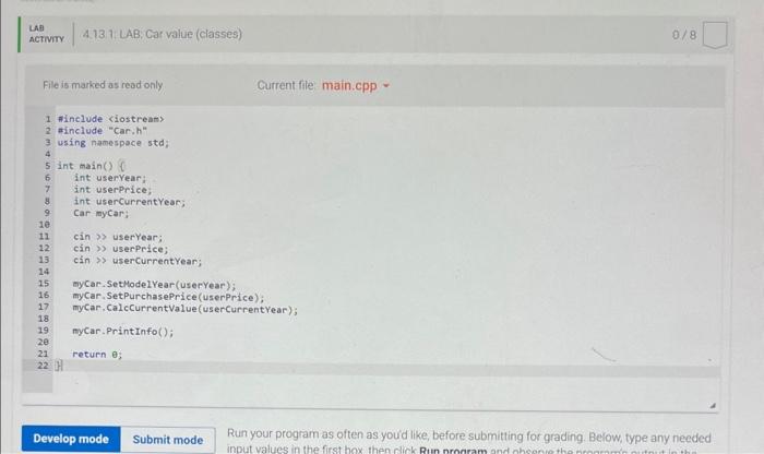 Solved Important Coding Guidelines: - Use comments, and | Chegg.com