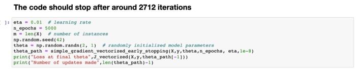 Modify the gradient descent code for linear | Chegg.com