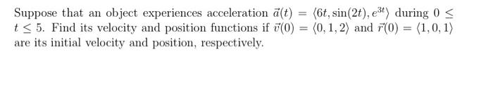 Solved Suppose that an object experiences acceleration | Chegg.com