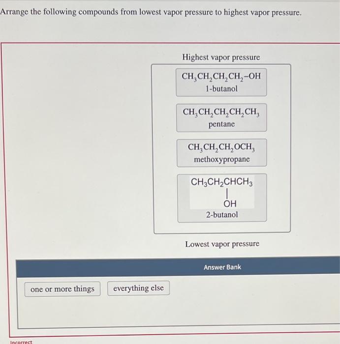 solved-arrange-the-following-compounds-from-lowest-vapor-chegg