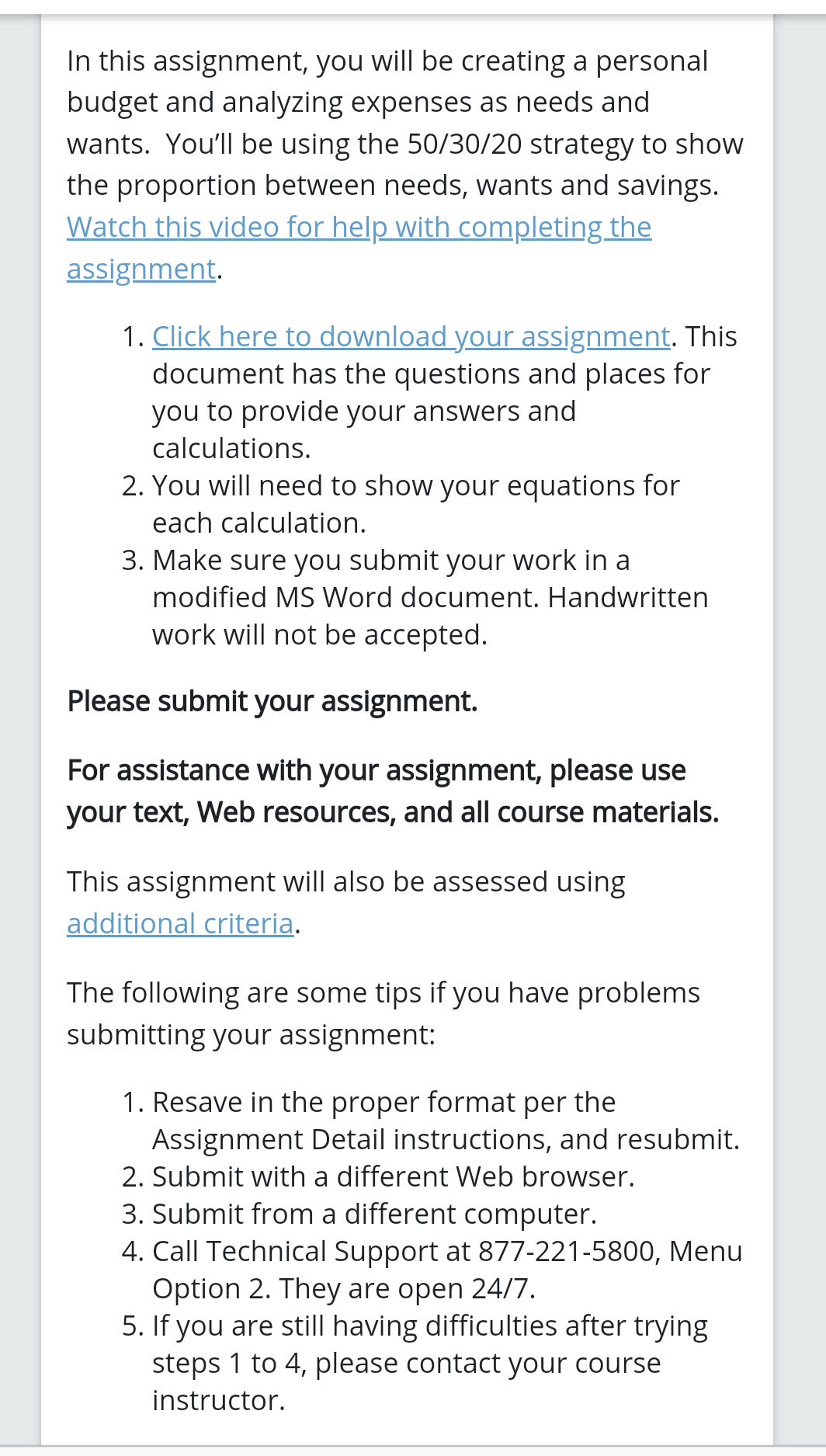 In this assignment, you will be creating a personal | Chegg.com