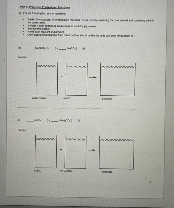 Solved - Part A: Solubility Rules for lonic Compounds Use | Chegg.com