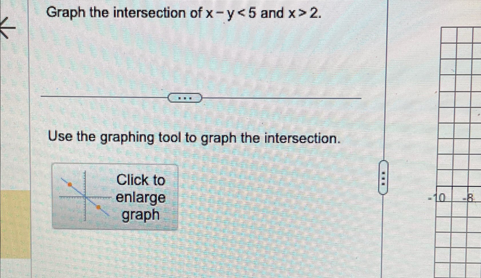 Solved Graph the intersection of x-y 2.Use the | Chegg.com