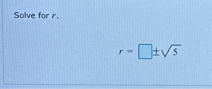 Solved Solve the equation by completing the square and | Chegg.com