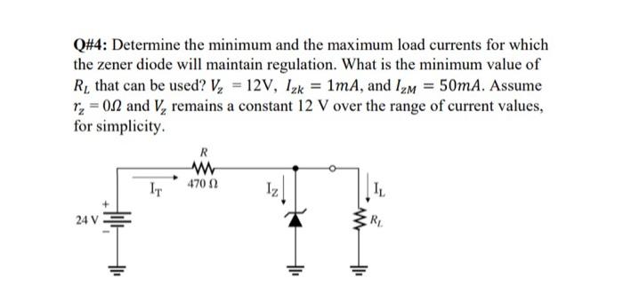 Solved Q\#4: Determine the minimum and the maximum load | Chegg.com