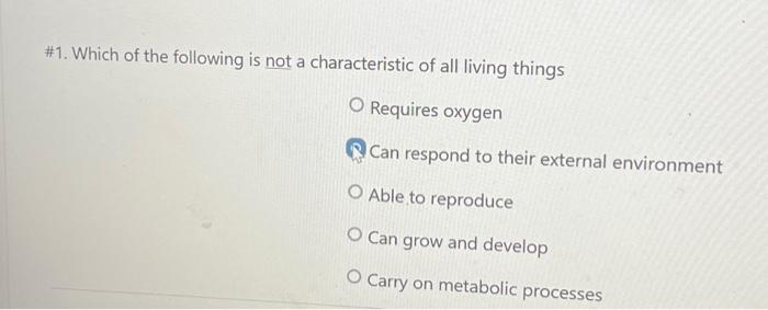 Solved #1. Which of the following is not a characteristic of | Chegg.com