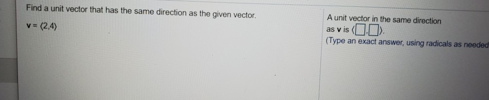 Solved The magnitudes of vectors u and v and the angle | Chegg.com