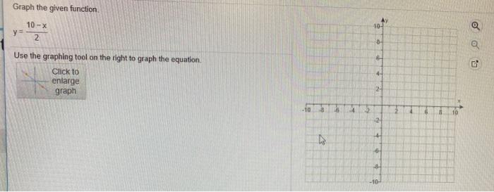 Solved Graph The Given Function 10 X Y 2 Ay 10 0 6 Use Chegg Com