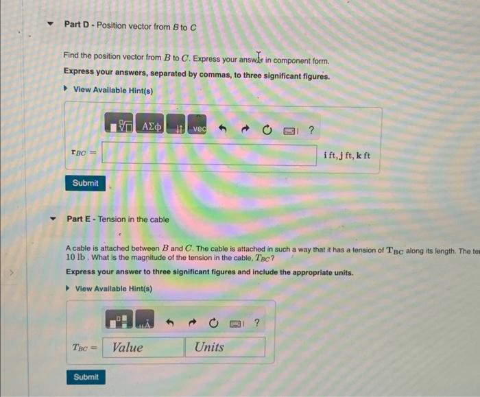Solved Learning Goal: To find a position vector between two | Chegg.com