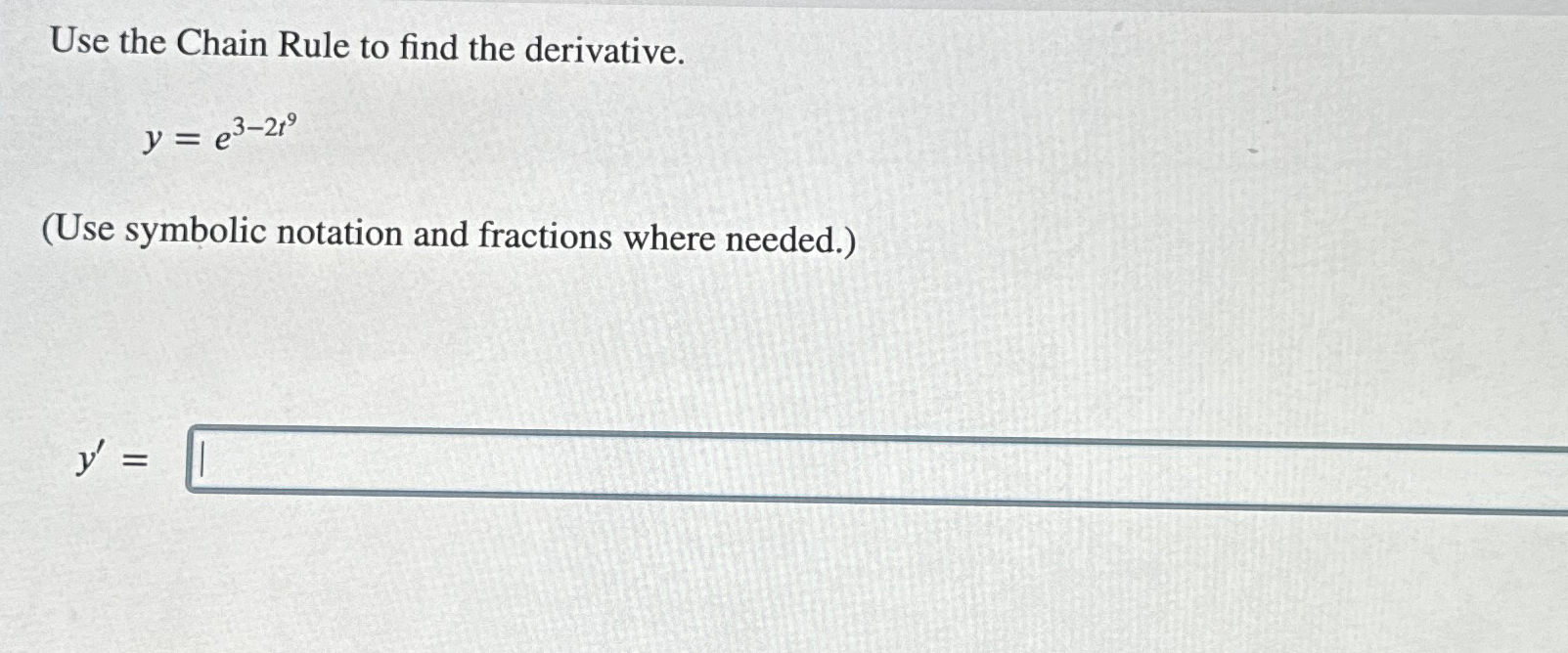 Solved Use the Chain Rule to find the | Chegg.com