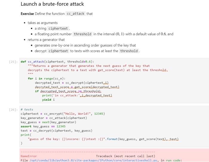How to decrypt a character? Mathematically, we define | Chegg.com