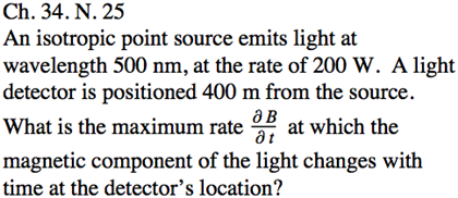 Solved An isotropic point source emits light at wavelength | Chegg.com