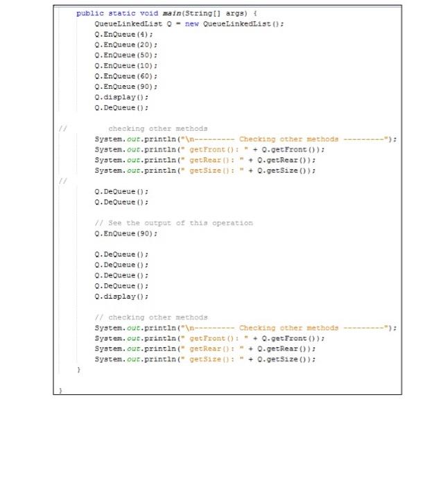 Solved Lab 10: Queue (Using Linked List) Objective(s) - | Chegg.com