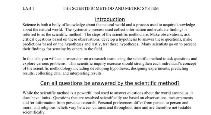 Solved Now write a prediction based on your hypothesis. | Chegg.com