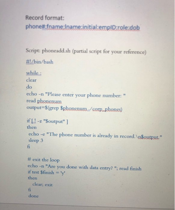 Solved 4. Complete the script based on the flow chart of the | Chegg.com