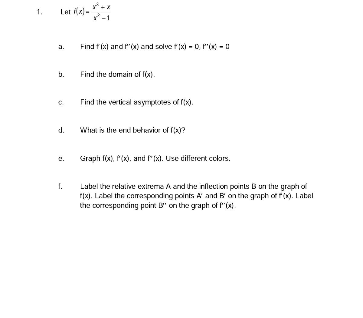 solved-let-f-x-x2-1x3-x-a-find-f-x-and-f-x-and-solve-chegg