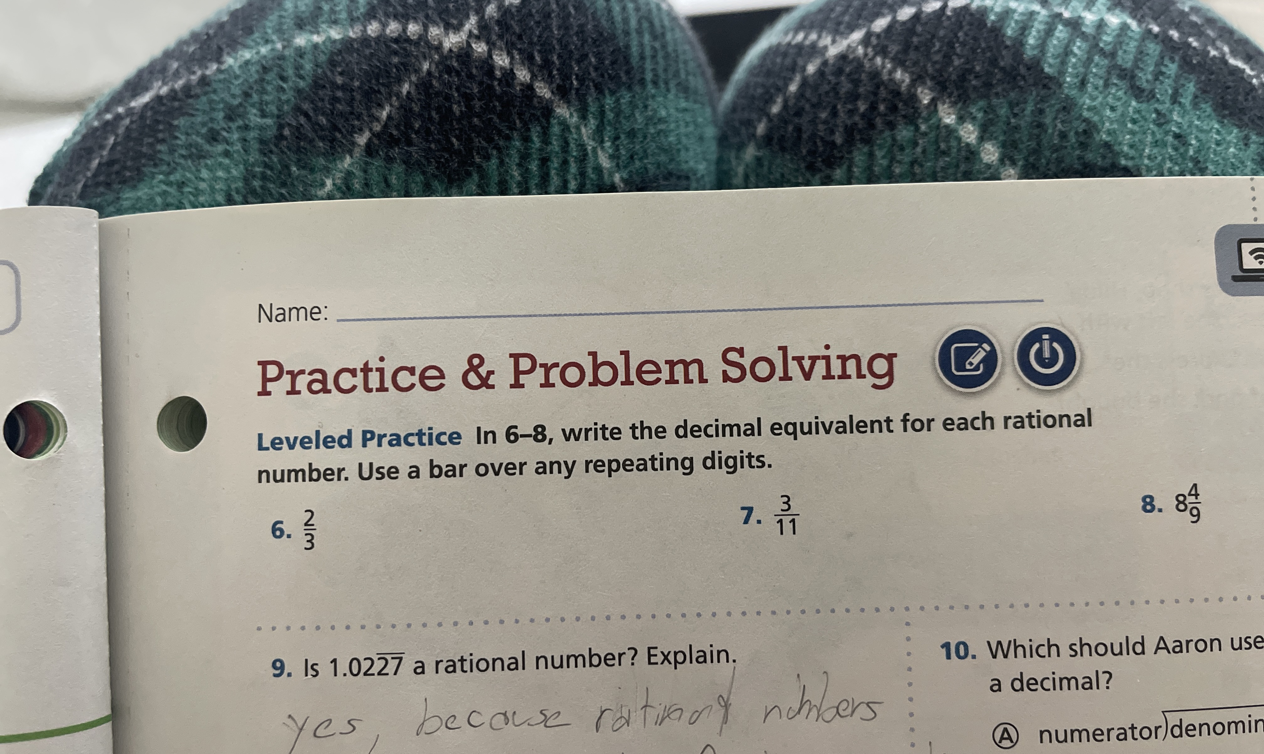 Name: q,Practice & Problem Solving(1)Leveled Practice | Chegg.com