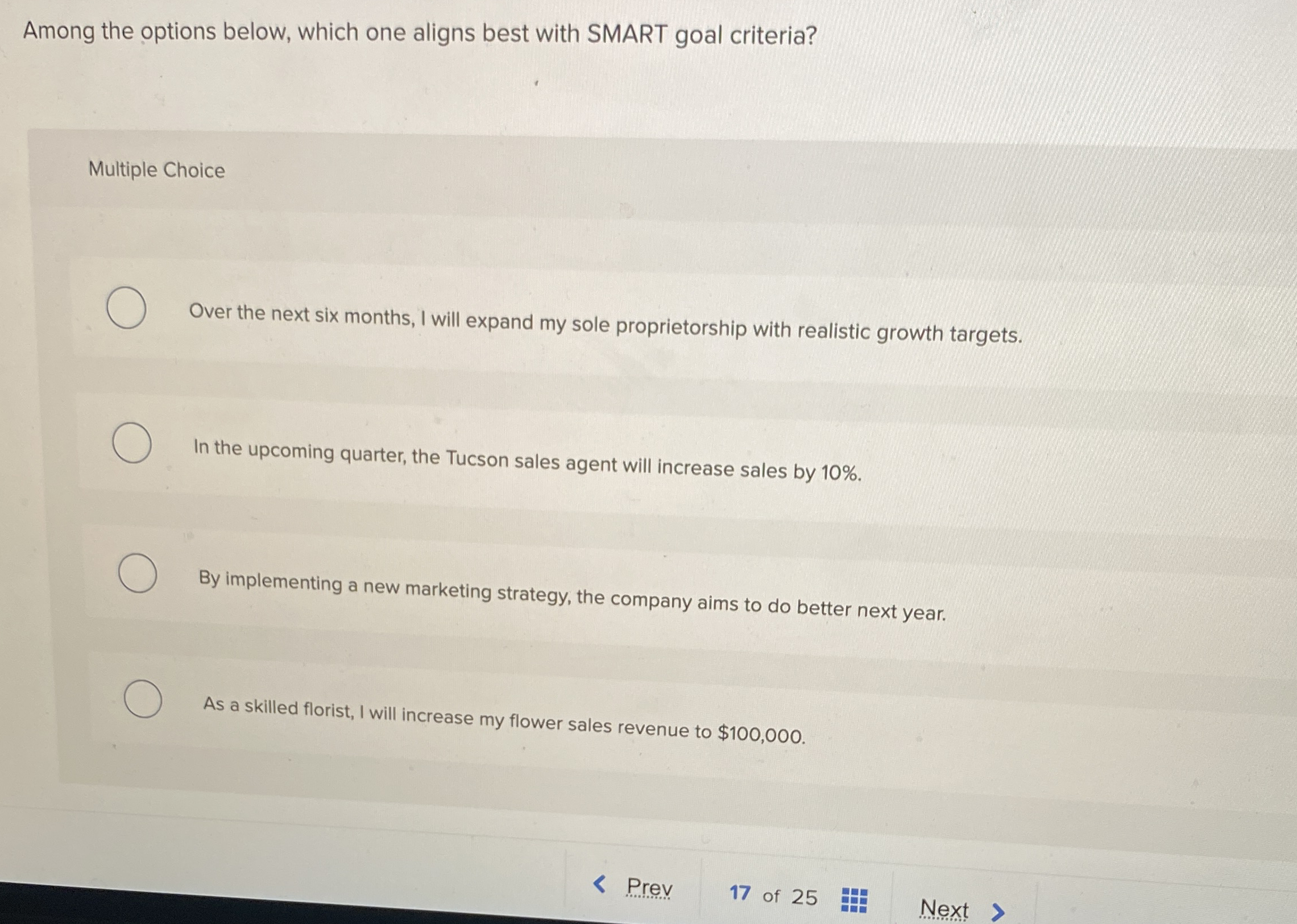 Solved Among the options below, which one aligns best with | Chegg.com
