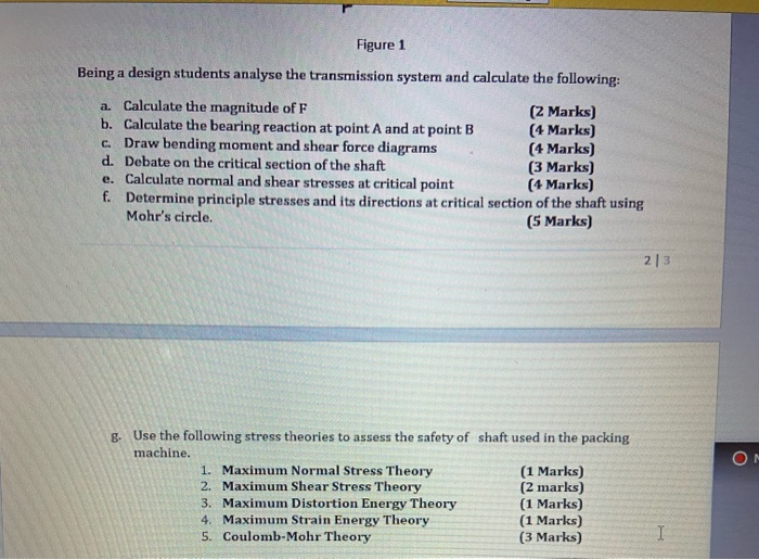 Solved A transmission system shown in Figure 1 is used for | Chegg.com