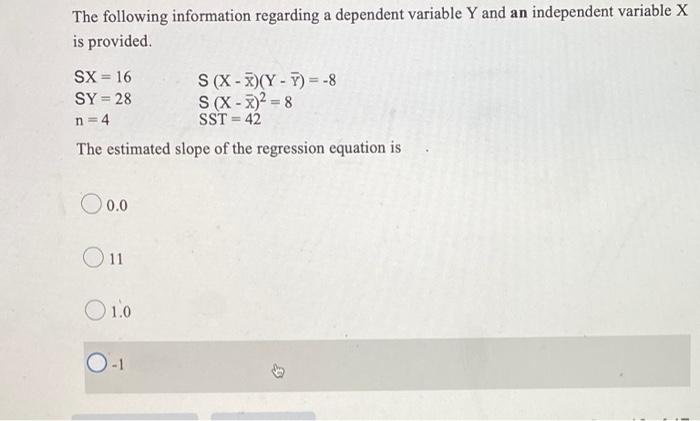 Solved The following information regarding a dependent | Chegg.com