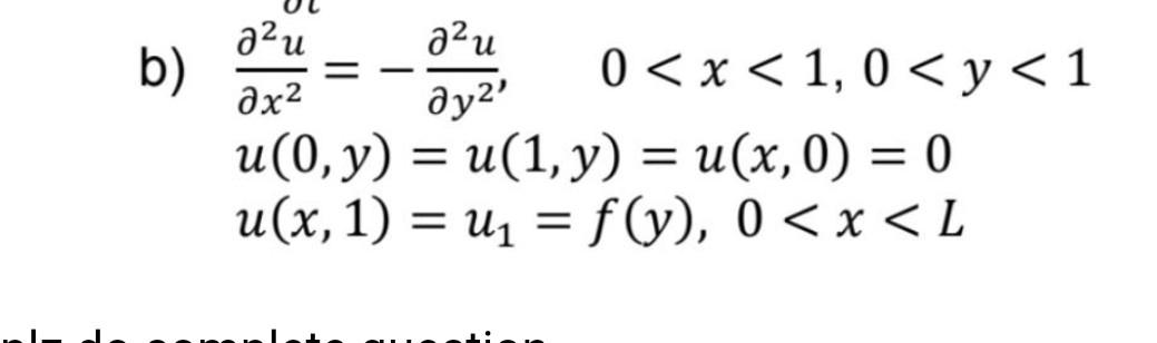 Solved 1. Partial differential equations Using the method of | Chegg.com