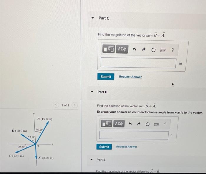 Solved For The Vectors A And B In The Figure (Figure 1), Use | Chegg.com