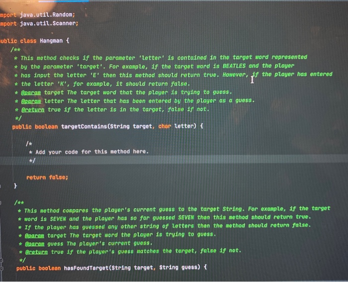 Solved The file hangman.java contains a game of Hangman. You | Chegg.com