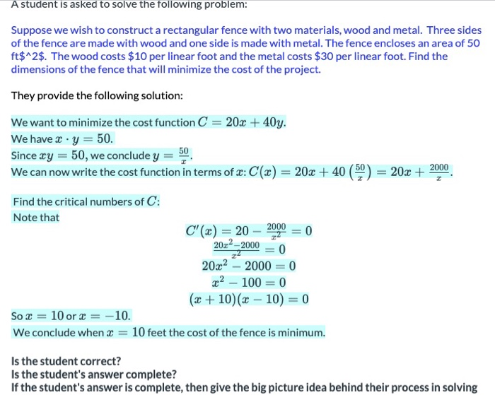 Solved 2000 т We can now write the cost function in terms of | Chegg.com