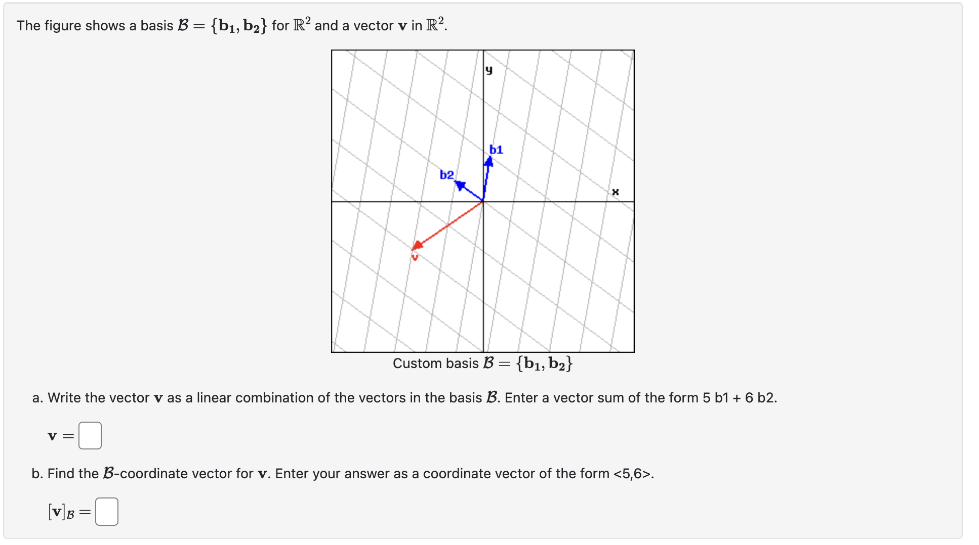 Calculate R1 R2 Using Table B1 Solved The figure shows a basis B={b1,b2} for R2 and a | Chegg.com