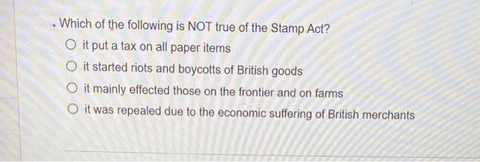 what items did the stamp act put a tax on