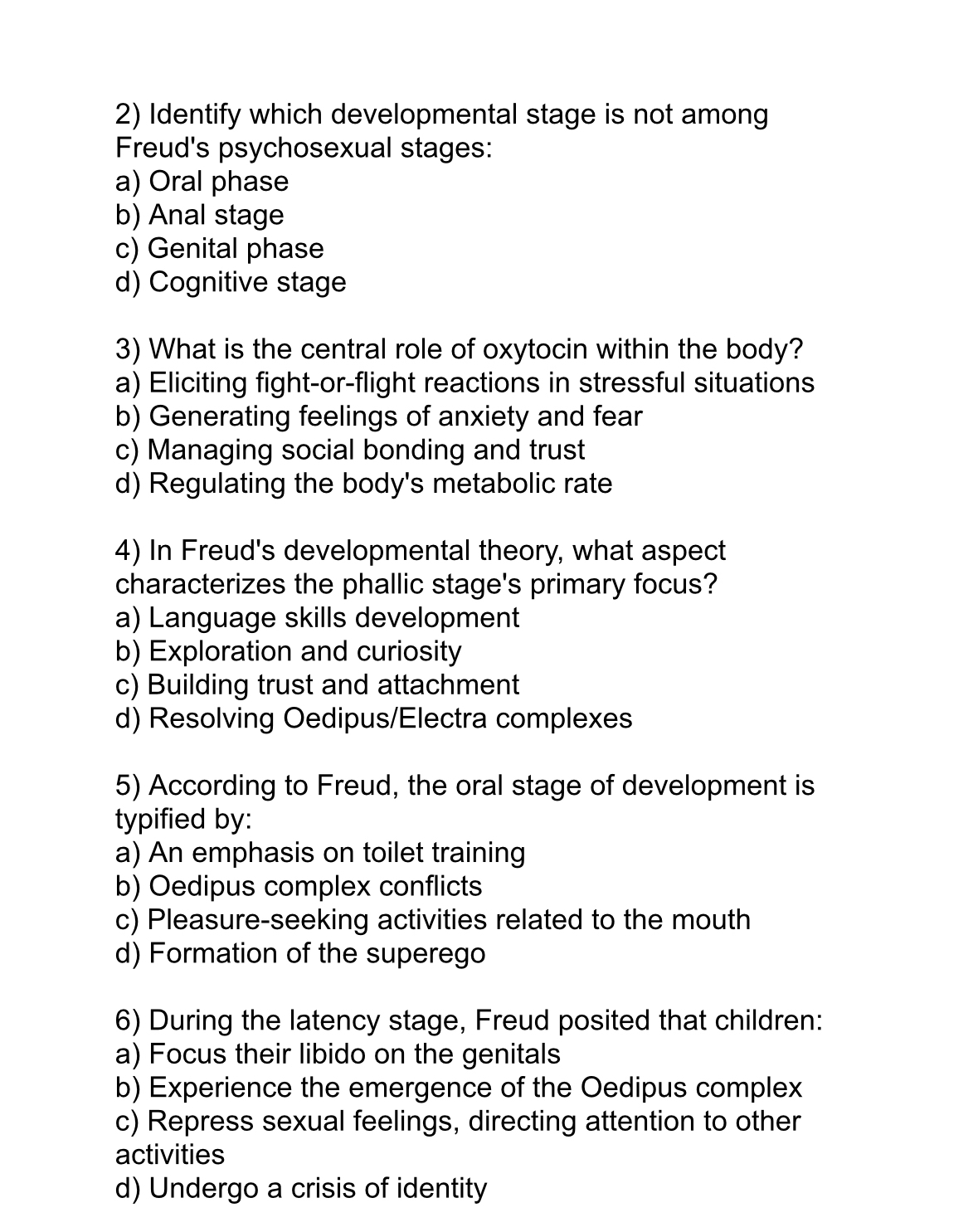 Oral cognitive clearance stage