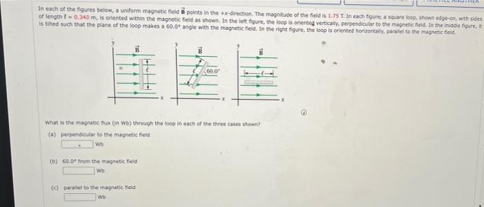 Solved In Each Of The Figures Below, A Uniform Magnetic | Chegg.com