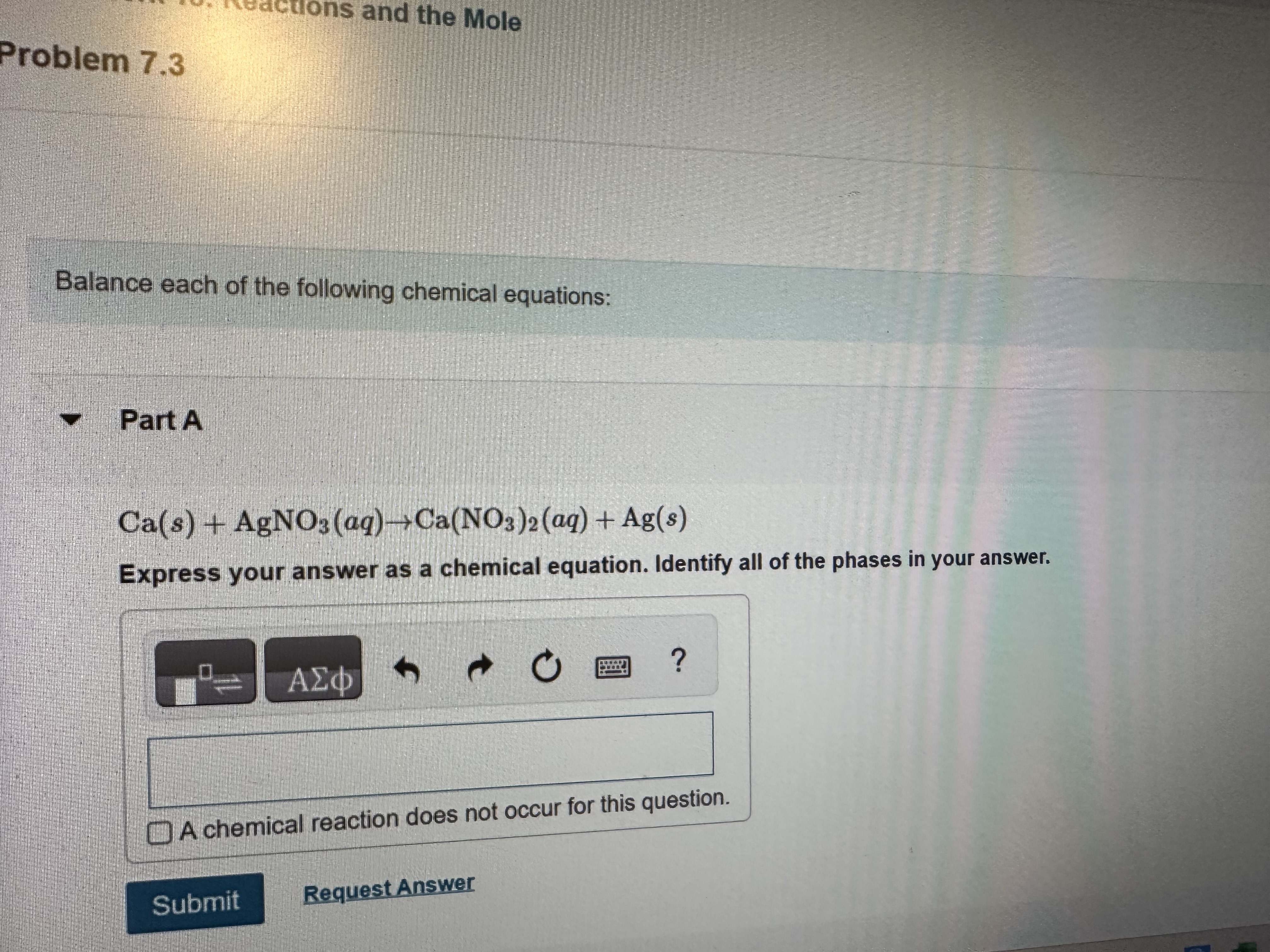 Solved Express your answer as a chemical equation. Identify | Chegg.com