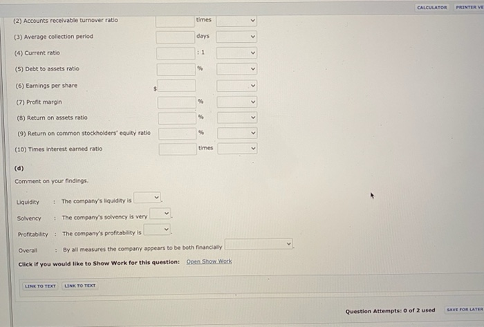 Solved ly CALCULATOR PRINTER VERSION