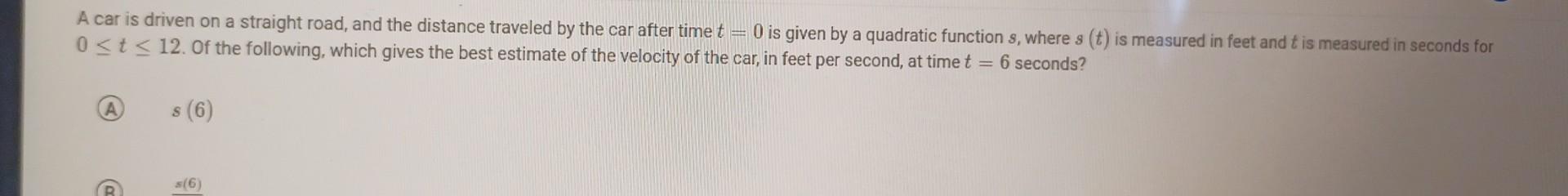 solved-a-car-is-driven-on-a-straight-road-and-the-distance-chegg