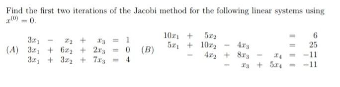 Solved Course Numerical Analysis For Engineers Use The Sor Chegg