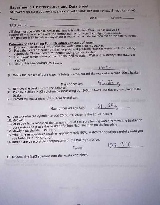 Worksheet 24 properties of solutions picture