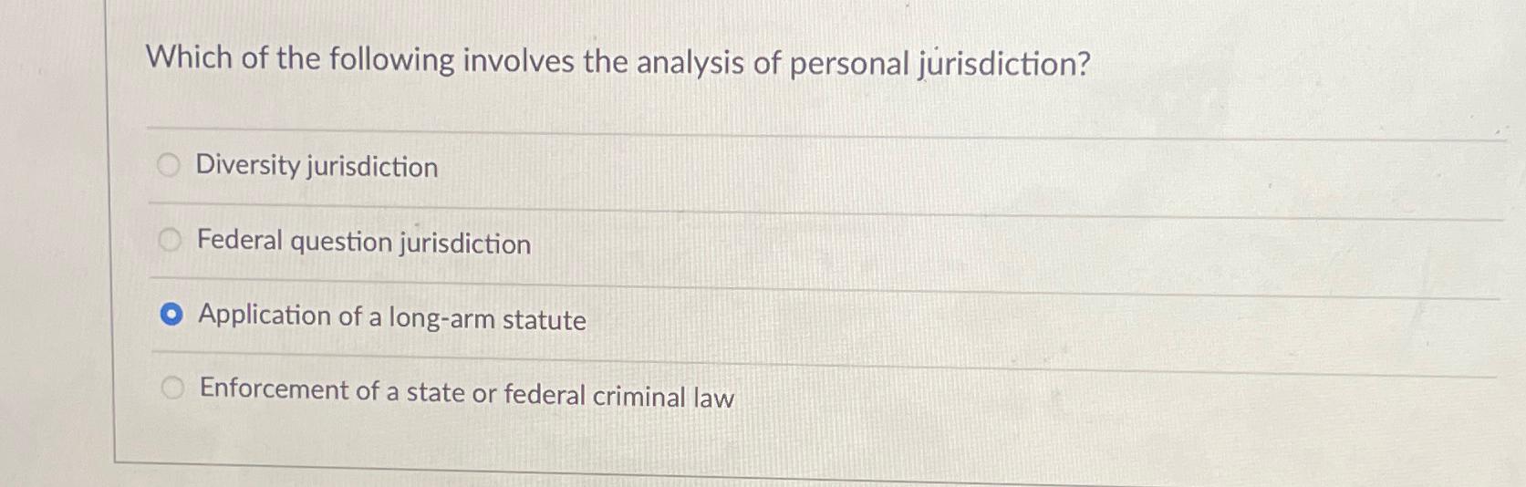 Solved Which of the following involves the analysis of
