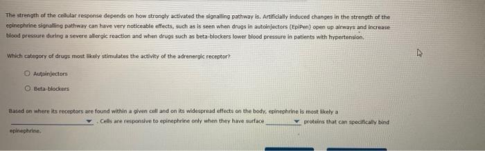 The strength of the celfular response depends on how strongly activated the signalling pathway is. Artificially induced chang