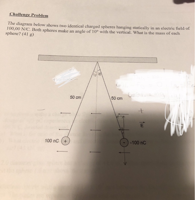 Solved Challenge Problem The diagram below shows two | Chegg.com