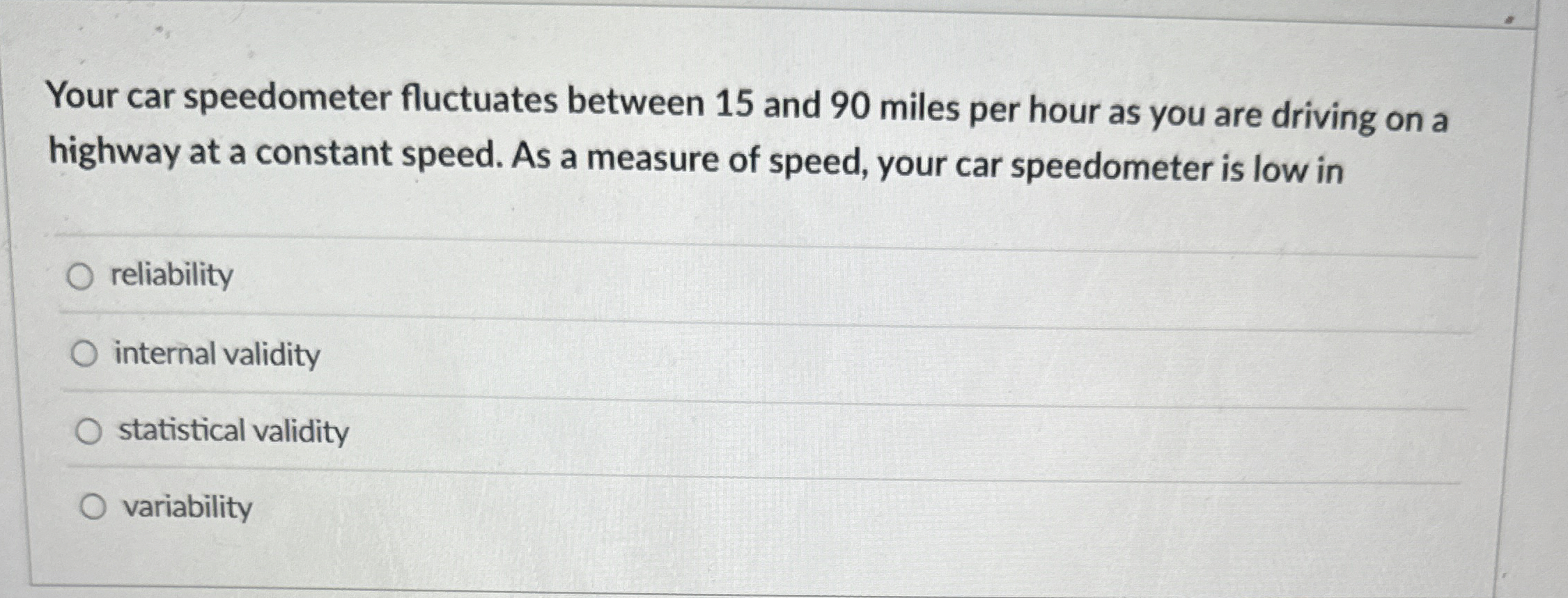 Solved Your car speedometer fluctuates between 15 ﻿and 90