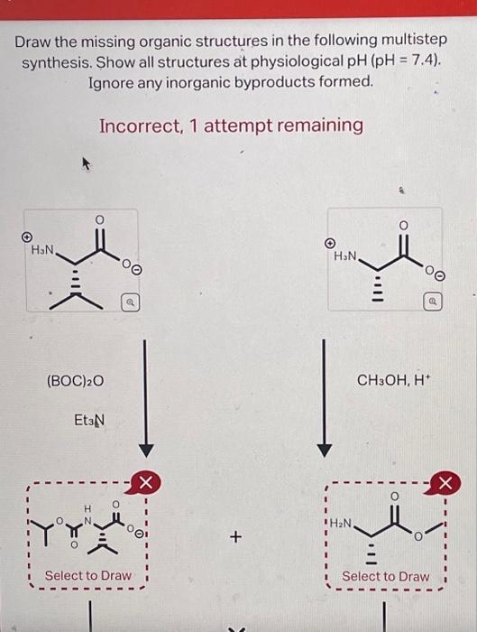 Solved Draw the missing organic structures in the following | Chegg.com