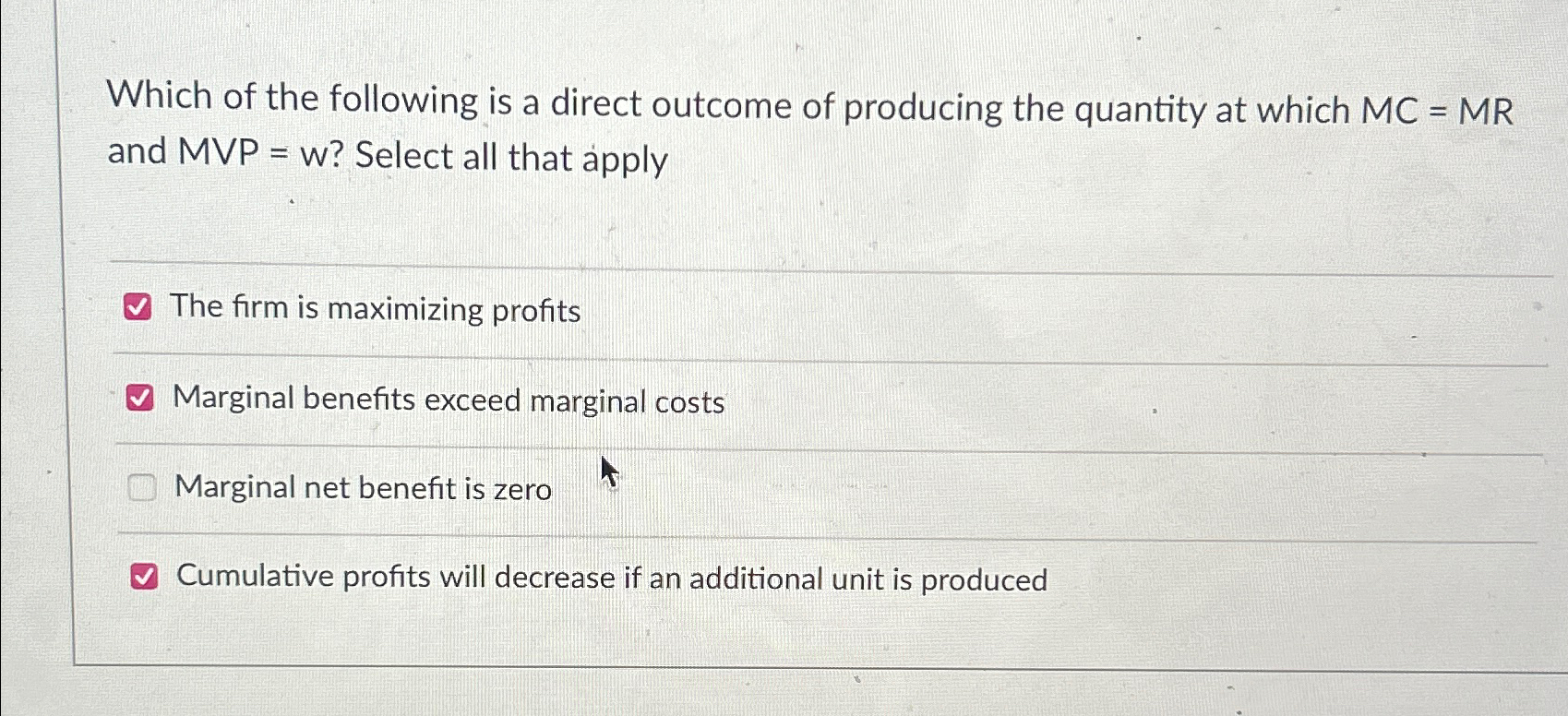 Solved Which of the following is a direct outcome of | Chegg.com