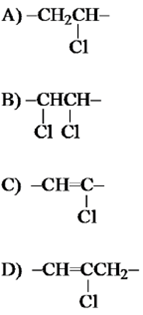 Solved: Which of the following is the repeating unit in polyvin ...