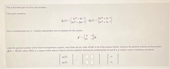 Solved this is the second part of a 4 part problem just | Chegg.com